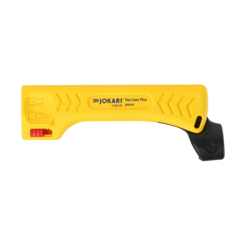 Jokari Coaxial Insulated Wire Stripper 5 to 20 mm Titanium Nitride Coated Polyamide Handle 30110
