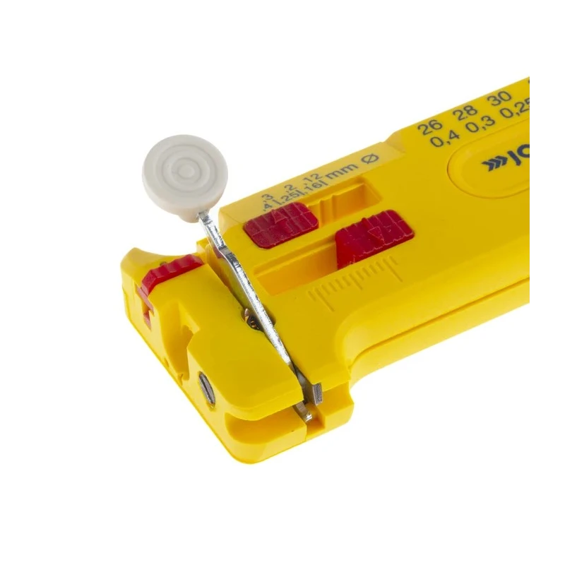 Jokari PWS-PLUS Series Ethernet Insulated Wire Stripper 0.12 to 0.4 mm Stripping Range Titanium Nitride Coated 40024