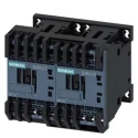 Siemens Reversing Contactor 3-Pole 20 A 5.5 kW, 24V DC Coil, Screw Terminal, Snap-On Mount 3RA2316-8XB30-2BB4