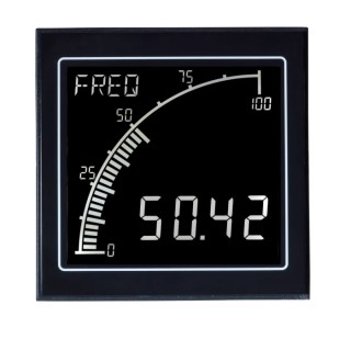 Trumeter APM LCD Digital Panel Multifunction Frequency Meter 68 mm x 68 mm APM-FREQ-ANO