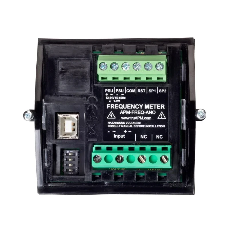 Trumeter APM LCD Digital Panel Multifunction Frequency Meter 68 mm x 68 mm APM-FREQ-ANO