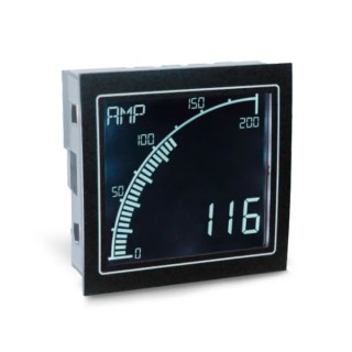 Trumeter Digital Ammeter AC/DC 10000 A, 68 mm x 68 mm Cutout, 1% Accuracy APM-AMP-APO