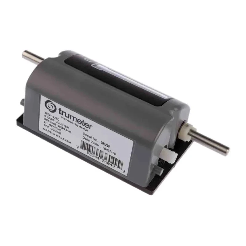 Trumeter Mechanical 6 Digit Counter 6.4mm Digit Height Manual Reset 3602-192TC