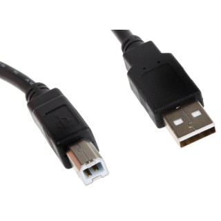 Roline USB Cable Male USB Type B to Male USB Type A USB 2.0 Black 1.8m 11.02.8818-100