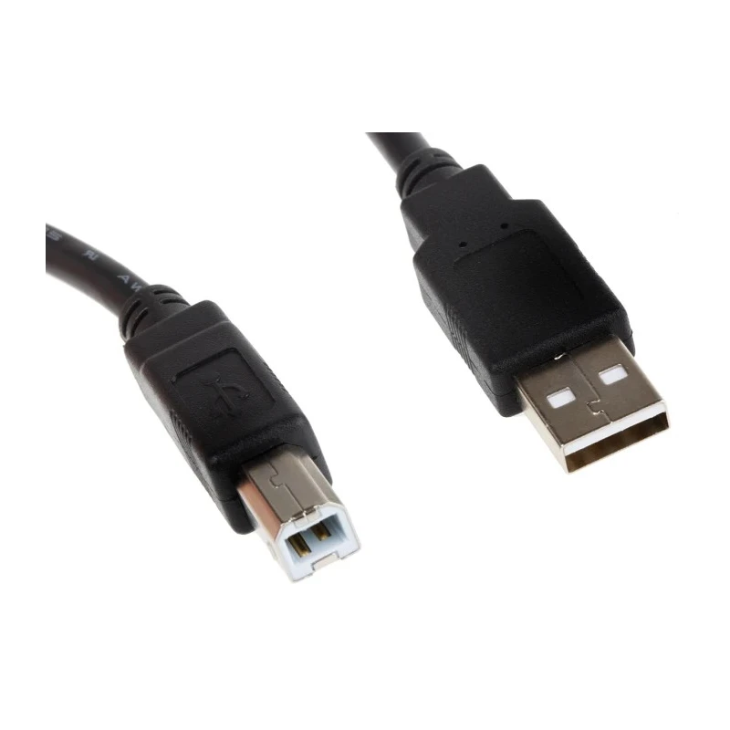 Roline USB Cable Male USB Type B to Male USB Type A USB 2.0 Black 1.8m 11.02.8818-100