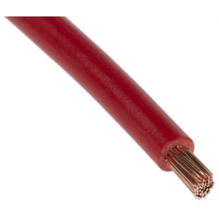 Lapp ÖLFLEX® Series Red 4 mm² Hook Up Wire, 100 m, Polyvinyl Chloride, Single Core, 450/750V, 70°C 4520043
