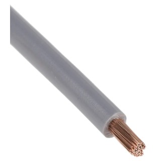 Lapp ÖLFLEX® Series Grey 4 mm² Hook Up Wire, 100 m, Polyvinyl Chloride, 450/750V, Flame Retardant, 4520063