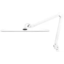 RS PRO Professional LED Desk Light with Clamp, Adjustable Arm, 21 W, 230V AC, White 815-5625