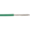 RS PRO Green 4 mm² Hook Up Wire, 12 AWG, 56x0.3 mm Core Strands, 100 m Length, Copper Conductor, PVC Jacket 815-8627