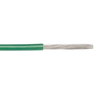 RS PRO Green 4 mm² Hook Up Wire, 12 AWG, 56x0.3 mm Core Strands, 100 m Length, Copper Conductor, PVC Jacket 815-8627