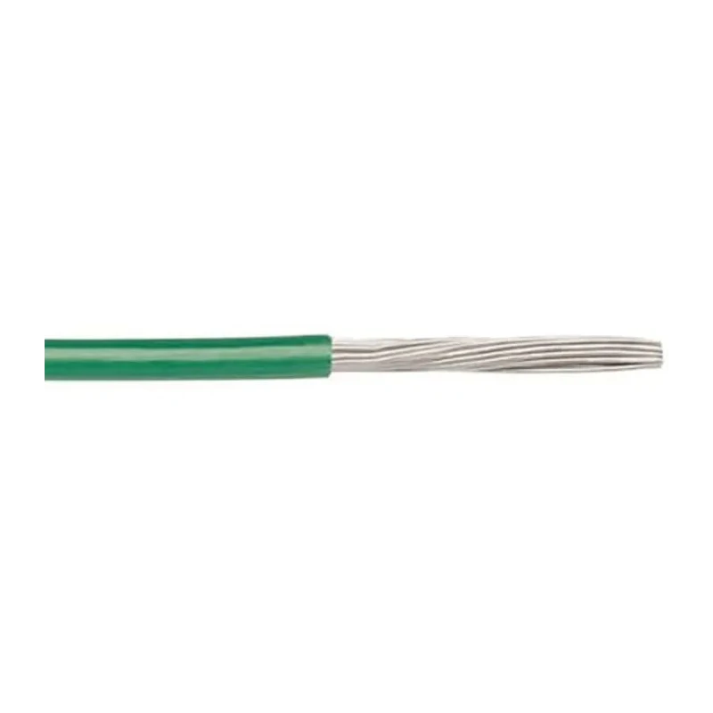 RS PRO Green 4 mm² Hook Up Wire, 12 AWG, 56x0.3 mm Core Strands, 100 m Length, Copper Conductor, PVC Jacket 815-8627