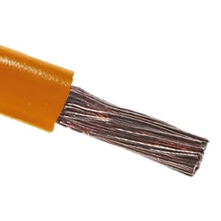 RS PRO Orange 10 mm² 8 AWG Hook Up Wire, 80/0.4 mm Strands, 100 m Length, Polyvinyl Chloride Jacket 815-8652