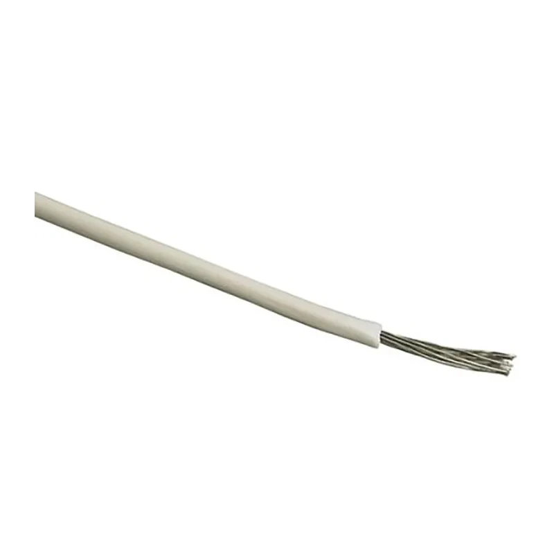 RS PRO White 16 mm² Hook Up Wire, 6 AWG, 126x0.4 mm Core Strands, 100 m Length, Polyvinyl Chloride Jacket 815-8680