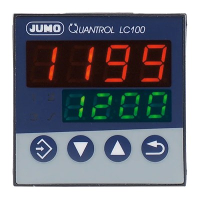 Jumo QUANTROL Panel PID Temperature Controller 1 Input 2 Output Logic SSR 240V AC On-Off 702031/8-2100-23