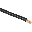 RS PRO Black 25 mm² 4 AWG Single Core Hook Up Wire, 196/0.4 mm Strands, 100 m Length, 1 kV PVC Jacket 815-8687