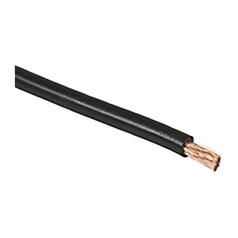 RS PRO Black 25 mm² 4 AWG Single Core Hook Up Wire, 196/0.4 mm Strands, 100 m Length, 1 kV PVC Jacket 815-8687