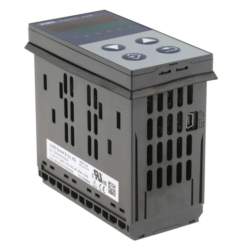 Jumo QUANTROL Panel PID Temperature Controller 1 Input 2 Output Logic/SSR 240V AC On-Off 702032/8-2100-23