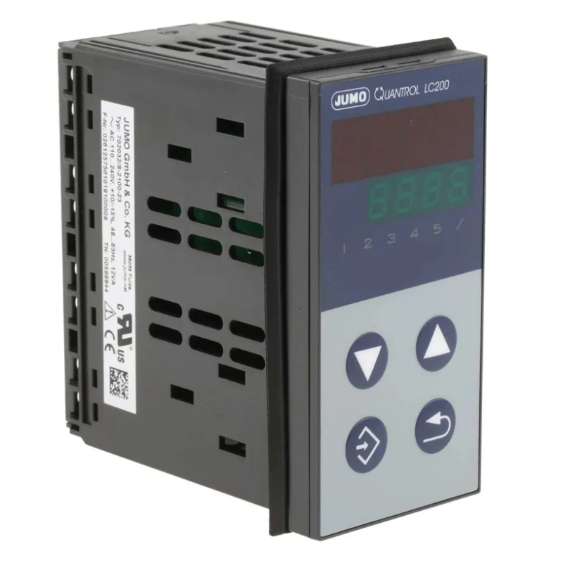 Jumo QUANTROL Panel PID Temperature Controller 1 Input 2 Output Logic/SSR 240V AC On-Off 702032/8-2100-23