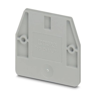 Phoenix Contact D-MUT 2.5/4 Series End Cover Modular Terminal Block Accessory 3248033