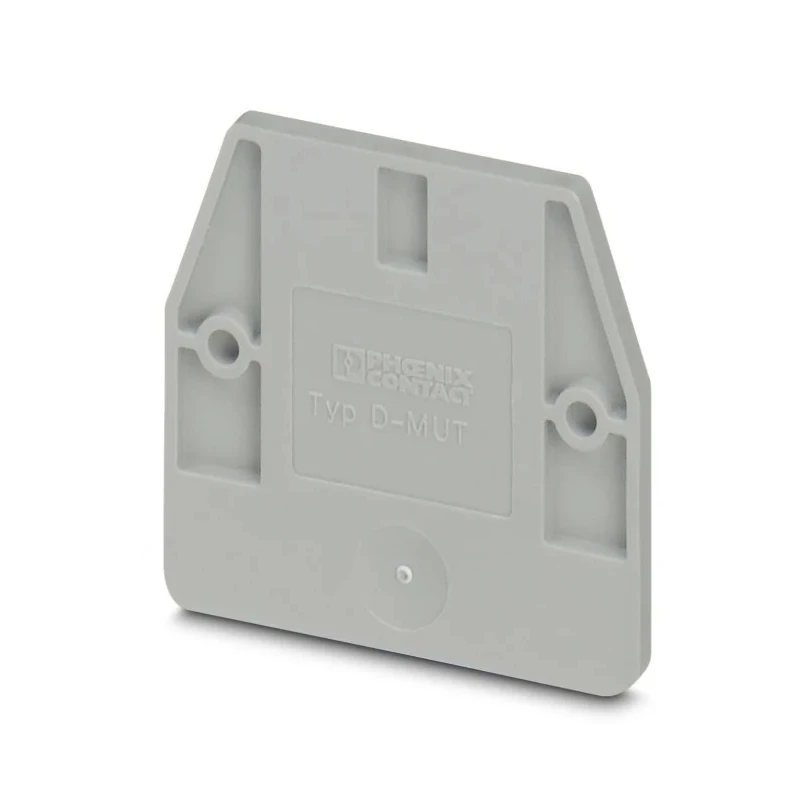 Phoenix Contact D-MUT 2.5/4 Series End Cover Modular Terminal Block Accessory 3248033