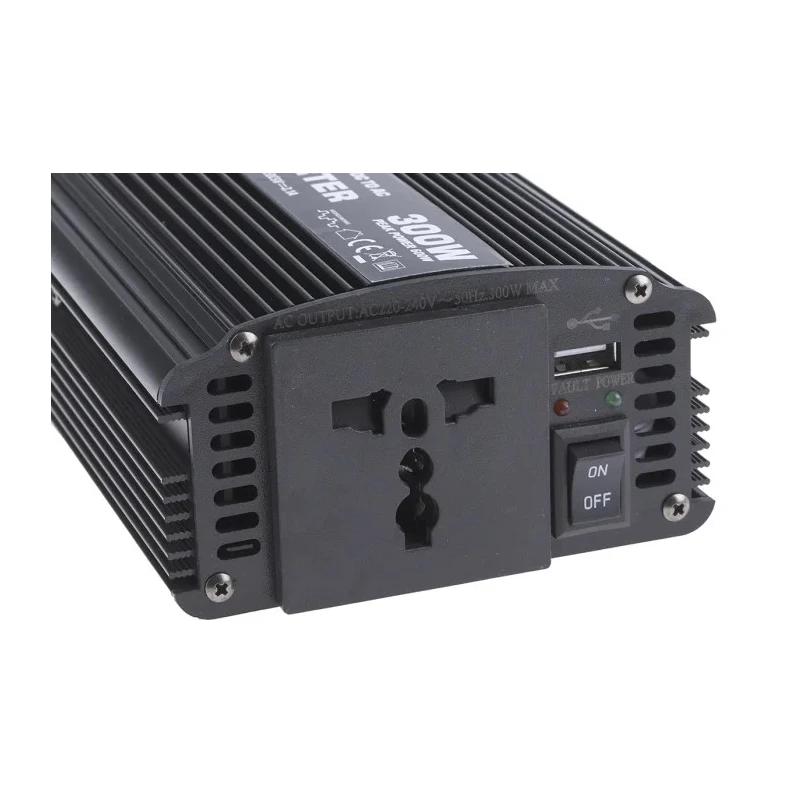 RS PRO 300 W Fixed Installation DC-AC Power Inverter 24V DC Input 230V AC Output Model 816-0028