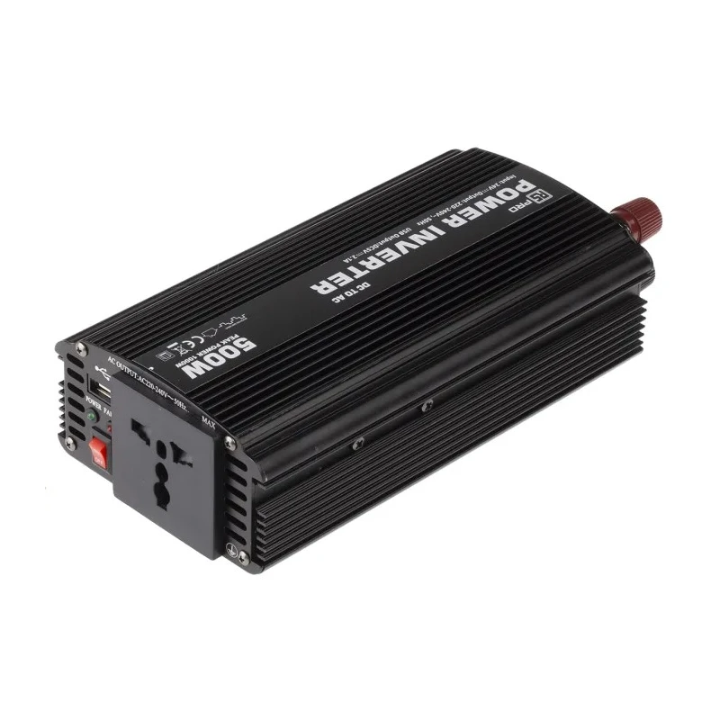 RS PRO 500W Power Inverter 12V DC Input 230V AC Output Universal Connector 40°C Max Operating Temp 816-0034