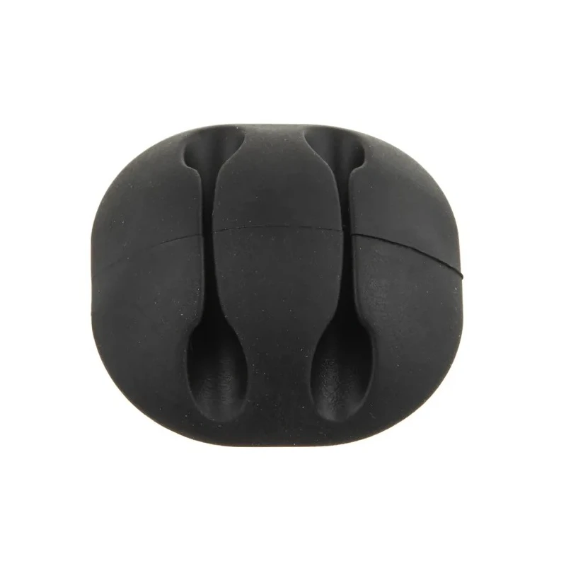 RS PRO Black Polyvinyl Chloride Cable Retainer, Black, 2 Apertures, 33.2mm Length x 15mm Width 179-2894