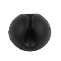 RS PRO Black Polyvinyl Chloride Cable Retainer, Self-Adhesive, Aperture 1, 15 mm x 10 mm 179-2893