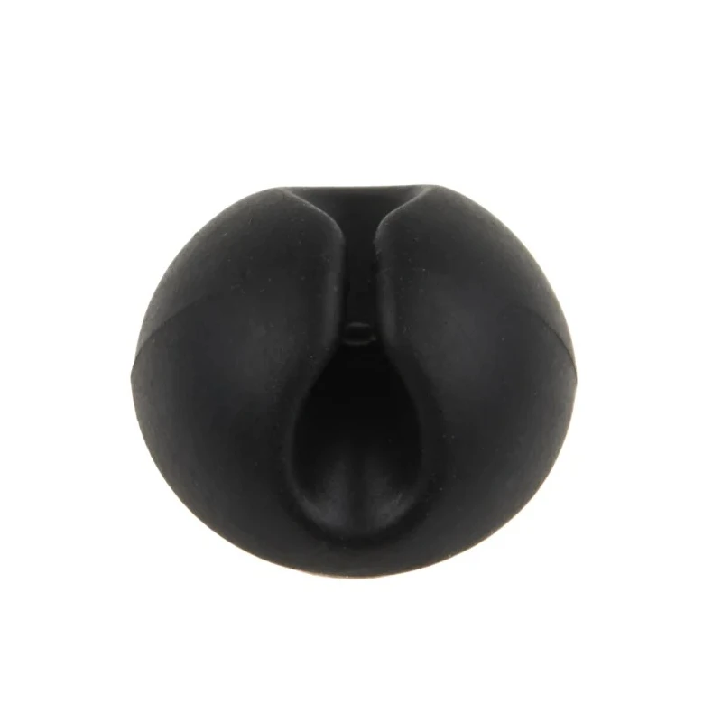 RS PRO Black Polyvinyl Chloride Cable Retainer, Self-Adhesive, Aperture 1, 15 mm x 10 mm 179-2893