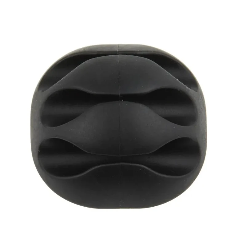 RS PRO Black Polyvinyl Chloride Cable Retainer, Self-Adhesive, 3 Apertures, 34mm x 15.5mm 179-2896