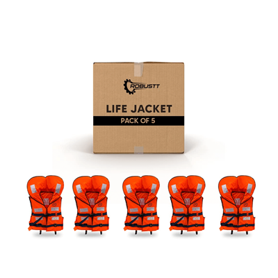 Buy Robustt Life Jacket Polyester Fabric with EPE Foam(5 piece)