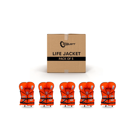 Buy Robustt Life Jacket Polyester Fabric with EPE Foam(5 piece)