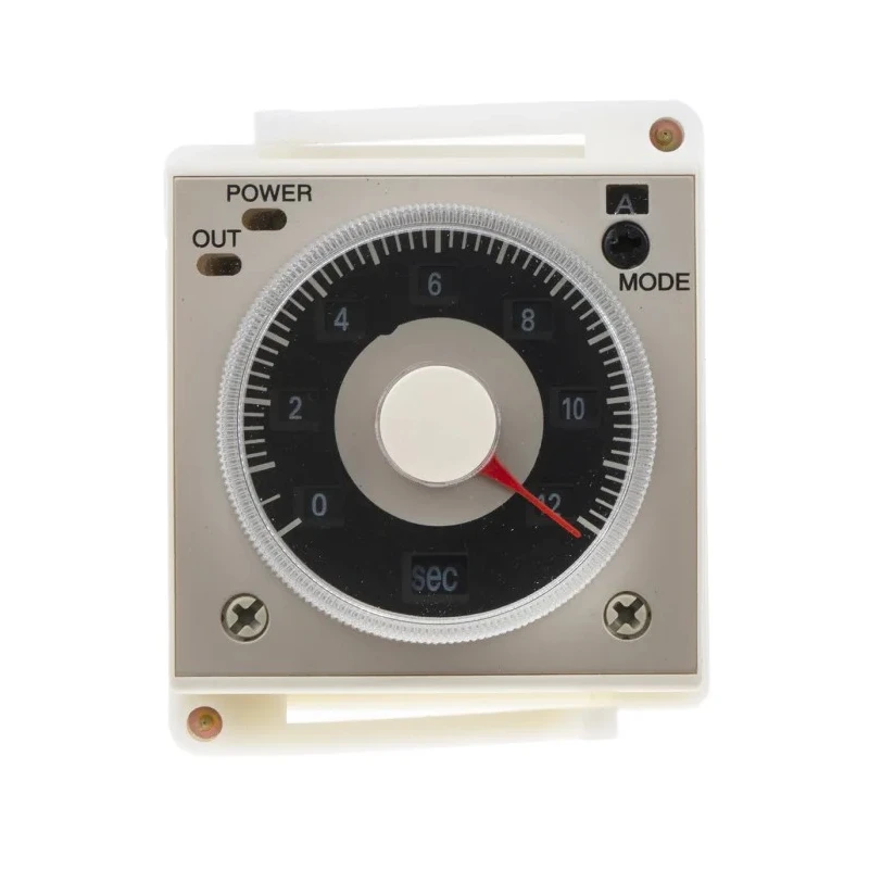 RS PRO Panel Timer Relay 2-Contact 24 V dc 220V ac 0.1 s to 300 h ON Delay 179-2923