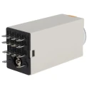 RS PRO Timer Relay 4-Contact 24 V DC 24 V AC 0.5 to 10 min On Delay 4PDT Switch Configuration 179-2985