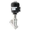 Burkert Angle Type Pneumatic Actuated Valve Stainless Steel 16 Bar 1 in 178857