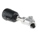 Burkert Angle Type Pneumatic Actuated Valve Stainless Steel 16 Bar 1 in 178857