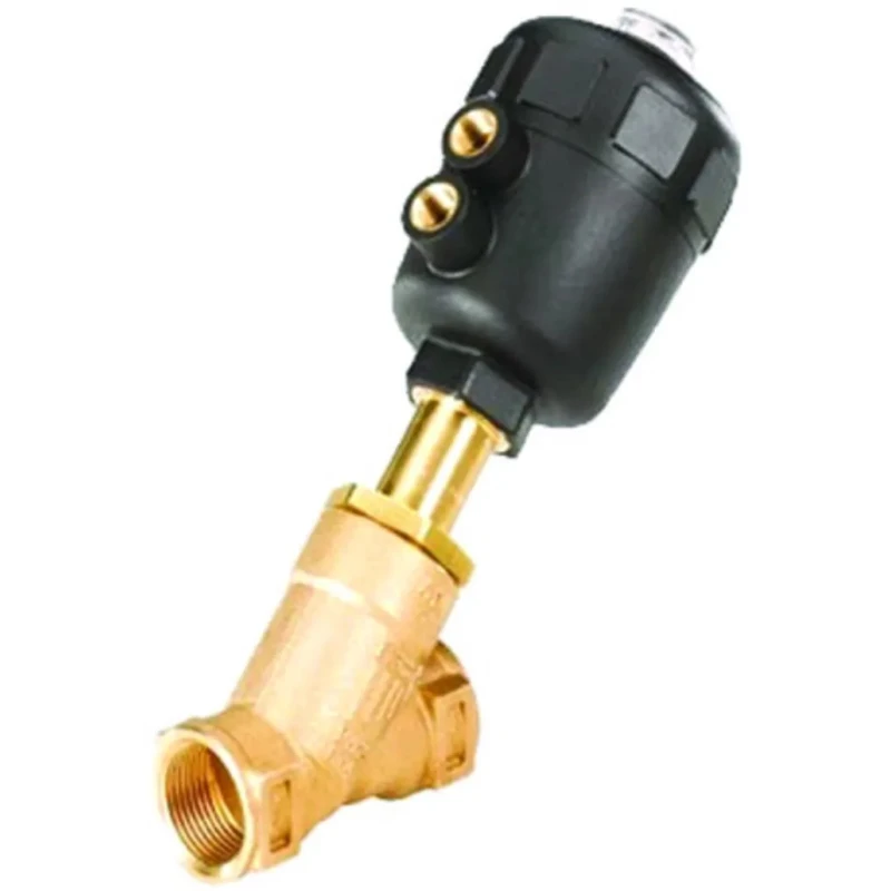 Burkert Angle type Pneumatic Actuated Valve 16 bar Stainless Steel 1/2 in Threaded 178691