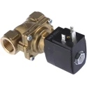 Burkert Brass Body 2 Port 1/2 in Solenoid Valve, Normally Closed, 230V AC, 16 bar Max Pressure 221846