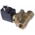 Burkert Brass Body 2 Port 1/2 in Solenoid Valve, Normally Closed, 230V AC, 16 bar Max Pressure 221846