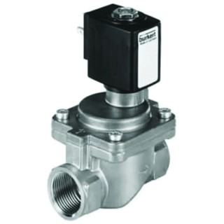 Burkert Stainless Steel 2-Port Normally Open Solenoid Valve 24V DC, Orifice Diameter 25mm, Series 6281 EV Standard 228393