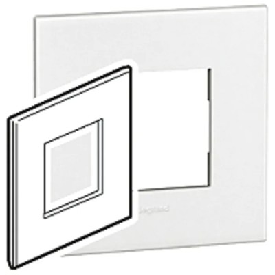 Legrand White 1 Gang Light Switch Cover Polycarbonate Material 92mm Width 8mm Depth 5 752 10