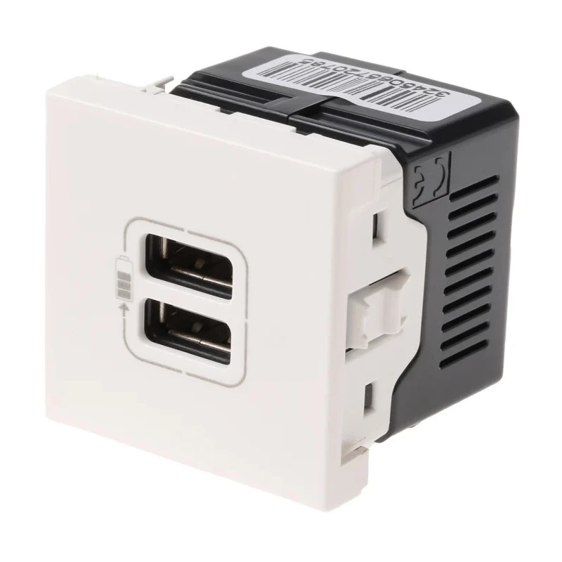 Legrand White 1 Gang USB Socket Flush Mount 2.4A 5V Arteor 5 720 78