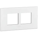 Legrand White 2 Gang Polycarbonate Light Switch Cover 5 750 80