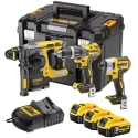 DeWALT 18V Cordless Power Tool Kit Brushless Motor 5Ah Battery Capacity 3 Batteries DCK368P3T-GB