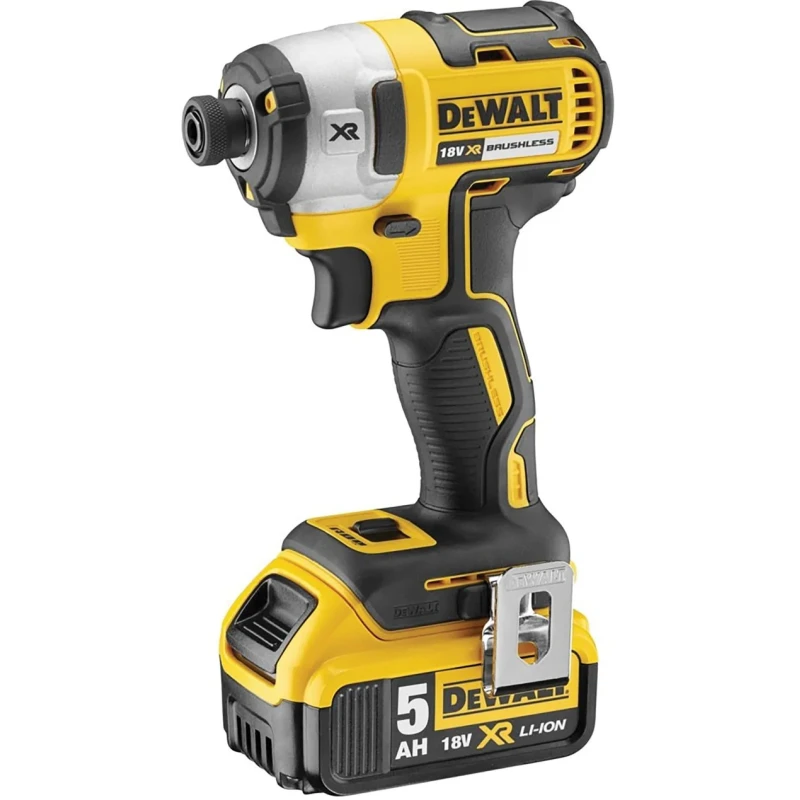 DeWALT 18V Cordless Power Tool Kit with Brushless Hammer Drill, Impact Driver, and Angle Grinder DCK305P2T-GB
