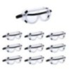 Robustt Safety Goggles for Chemical Protection with an Adjustable Strap and Minimum Lens Fogging (Pack of 10)