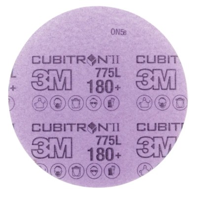 3M Cubitron II Ceramic Abrasive Disc, 150 mm Diameter, Fine Grade P180 Grit, 50 Per Pack 87040