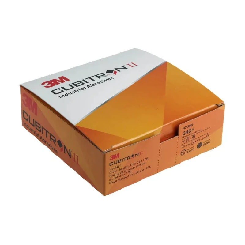 3M Cubitron II Ceramic Abrasive Disc 150 mm, 240+ Grade, P240 Grit 50 Per Pack 47098