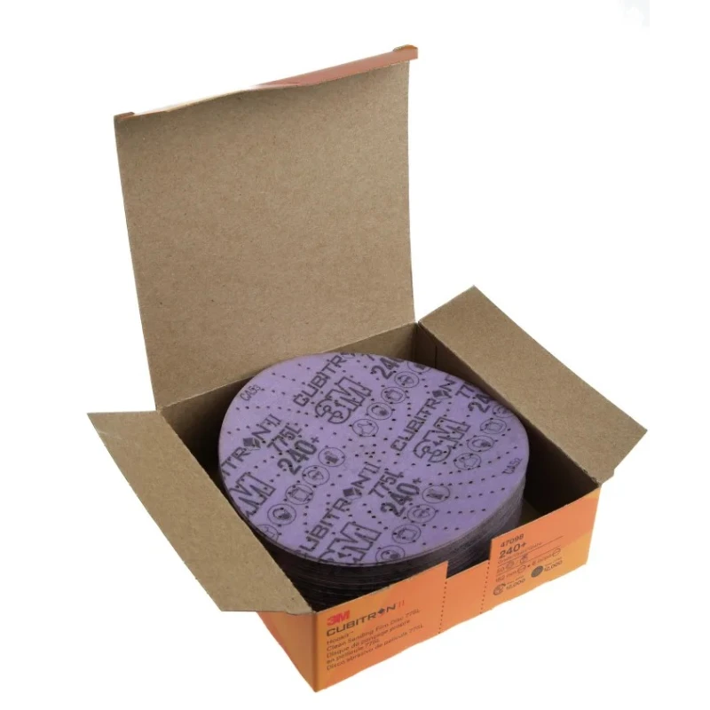3M Cubitron II Ceramic Abrasive Disc 150 mm, 240+ Grade, P240 Grit 50 Per Pack 47098