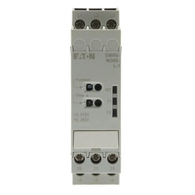 Eaton 380 V AC Phase and Voltage Monitoring Relay, Contact Configuration CO, DIN Rail Mount, Screw 184777 EMR6-W380-L-1